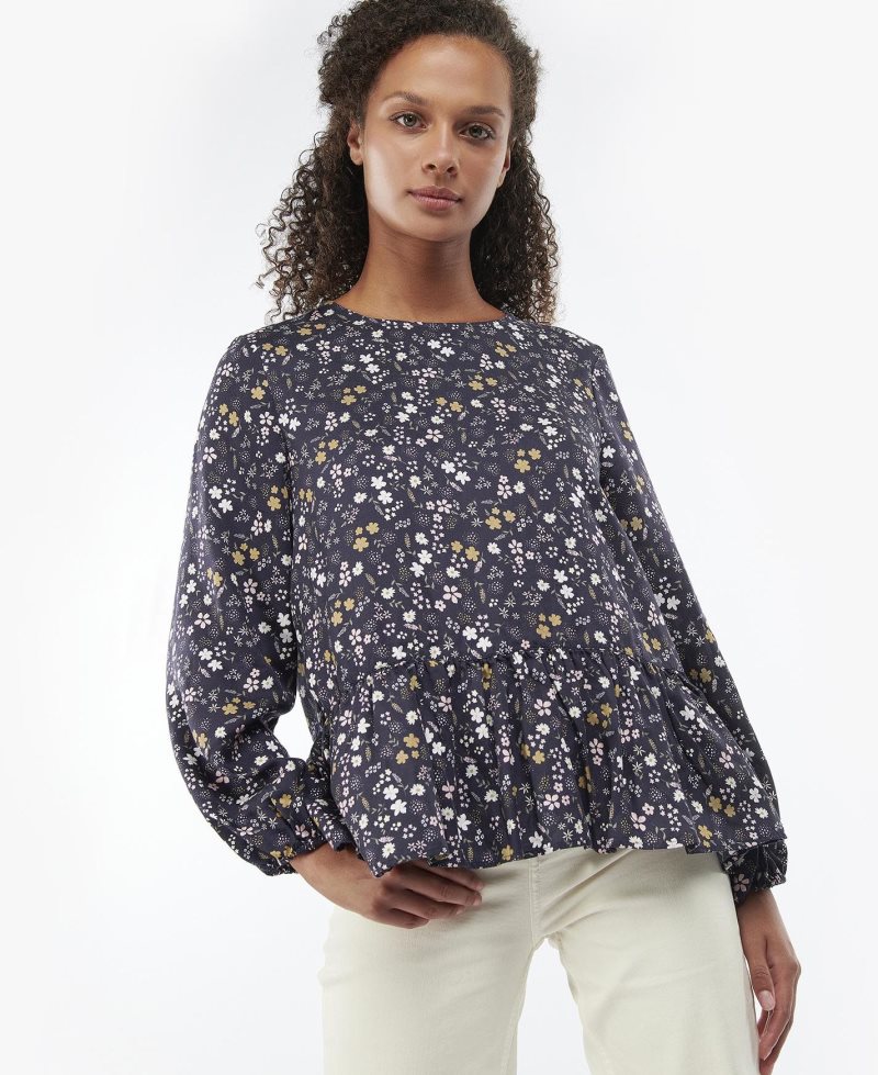 Blusas Barbour Amelda Top Mujer Multicolor | UTHV83172