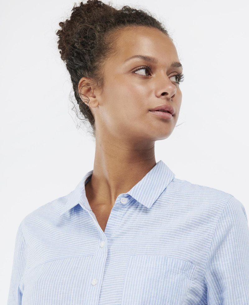 Blusas Barbour Beachfront Shirt Mujer Rosas | TFKM50236