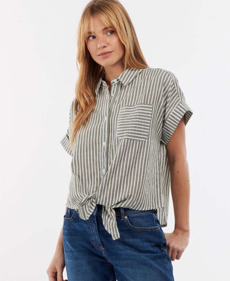 Blusas Barbour Betony Shirt Mujer Rayadas | AUYQ63879