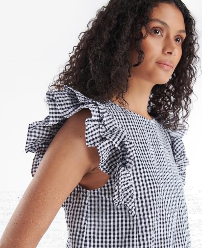 Blusas Barbour Marigold Top Mujer Azul Marino | FIZL10928