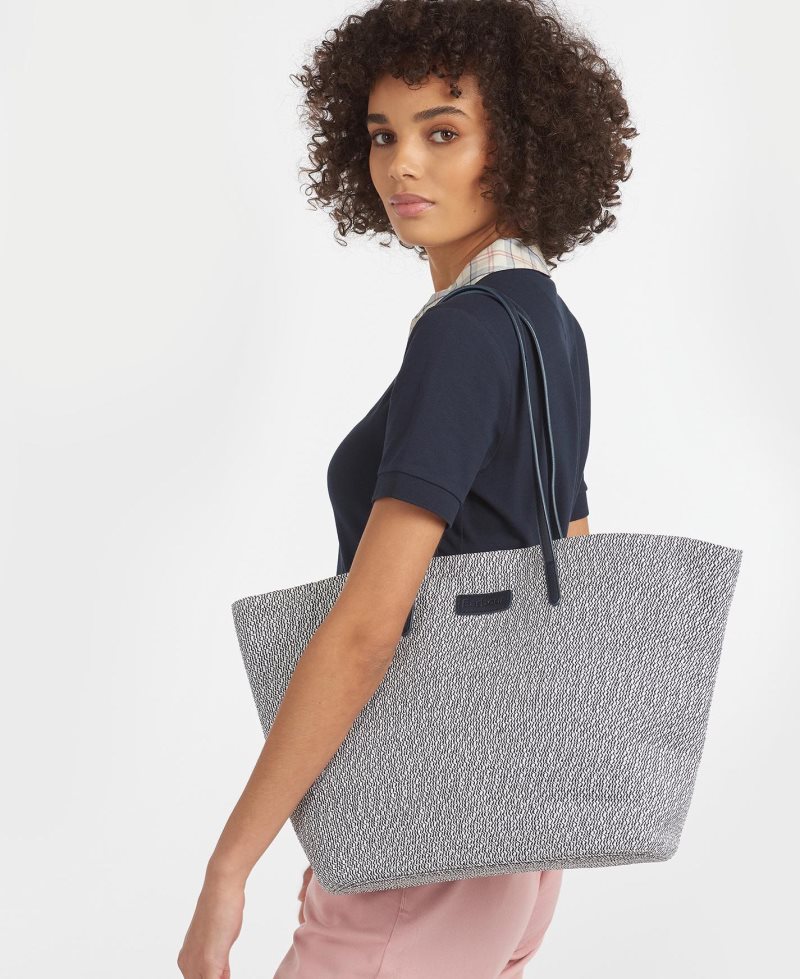 Bolsas Barbour Christie Tote Mujer Azul Marino | OMSR65284