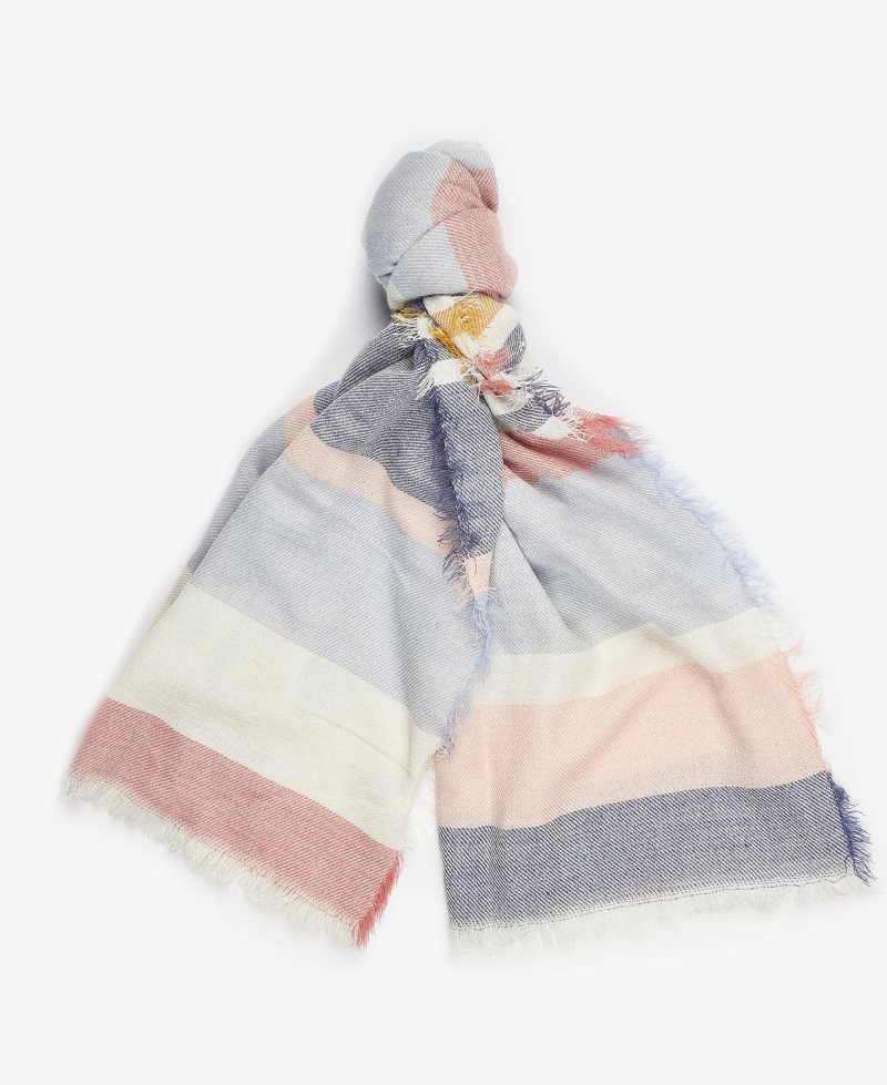 Bufandas Barbour Barmouth Stripe Wrap Mujer Multicolor | RMDB80956