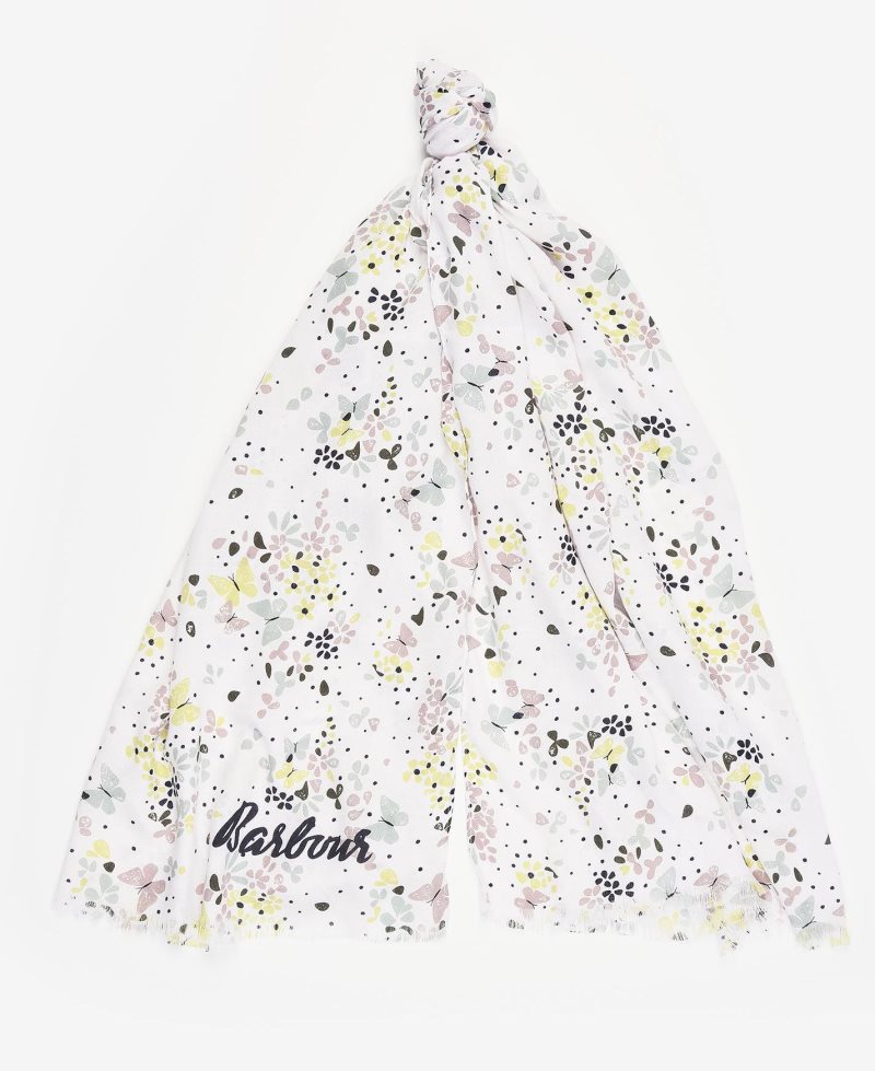 Bufandas Barbour Butterfly Print Wrap Mujer | EFLZ71493
