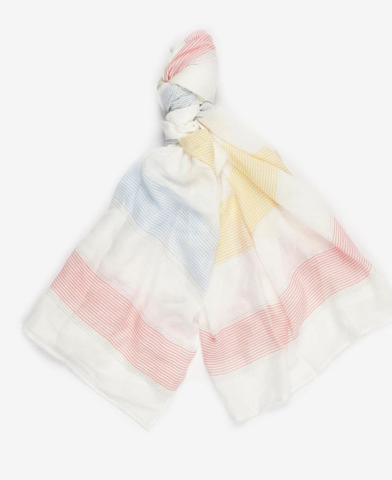 Bufandas Barbour Fareham Stripe Wrap Mujer Multicolor | XMQT42819