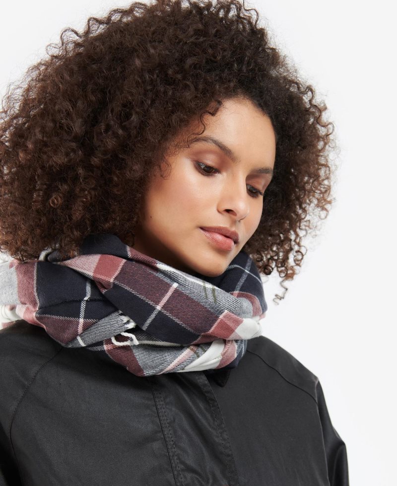 Bufandas Barbour Hailes Tartan Wrap Mujer | ITBD98610