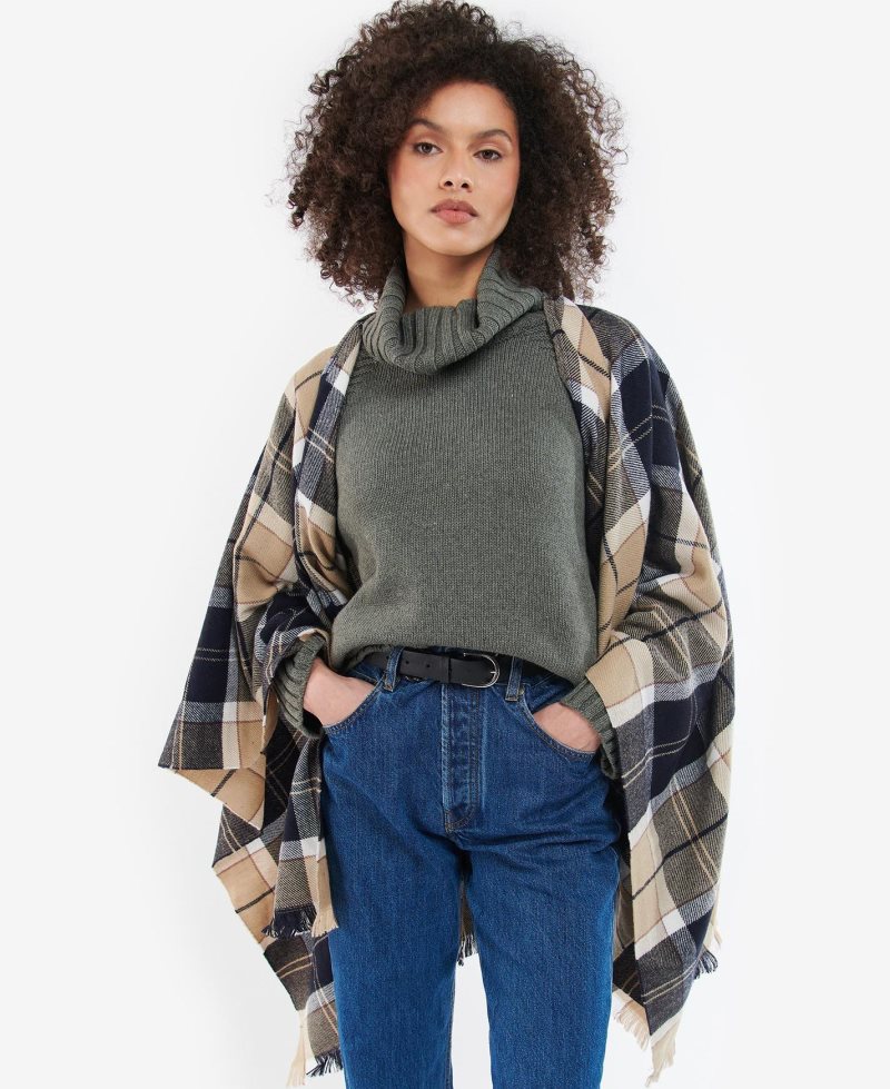 Bufandas Barbour Staffin Tartan Serape Mujer | IMEP54827