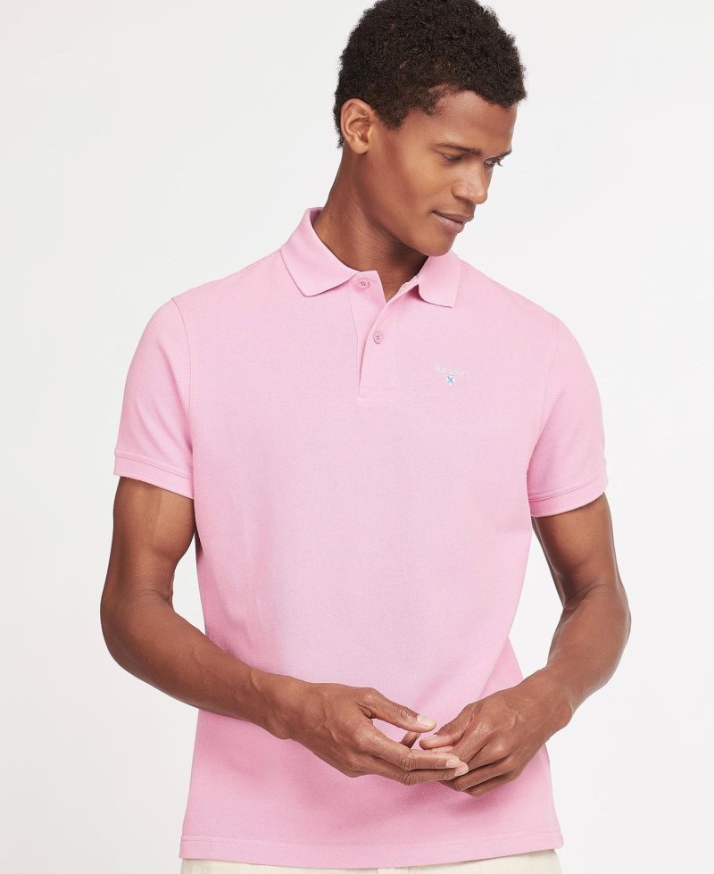 Camisa Polo Barbour Sports Hombre Blancas | APKV64823