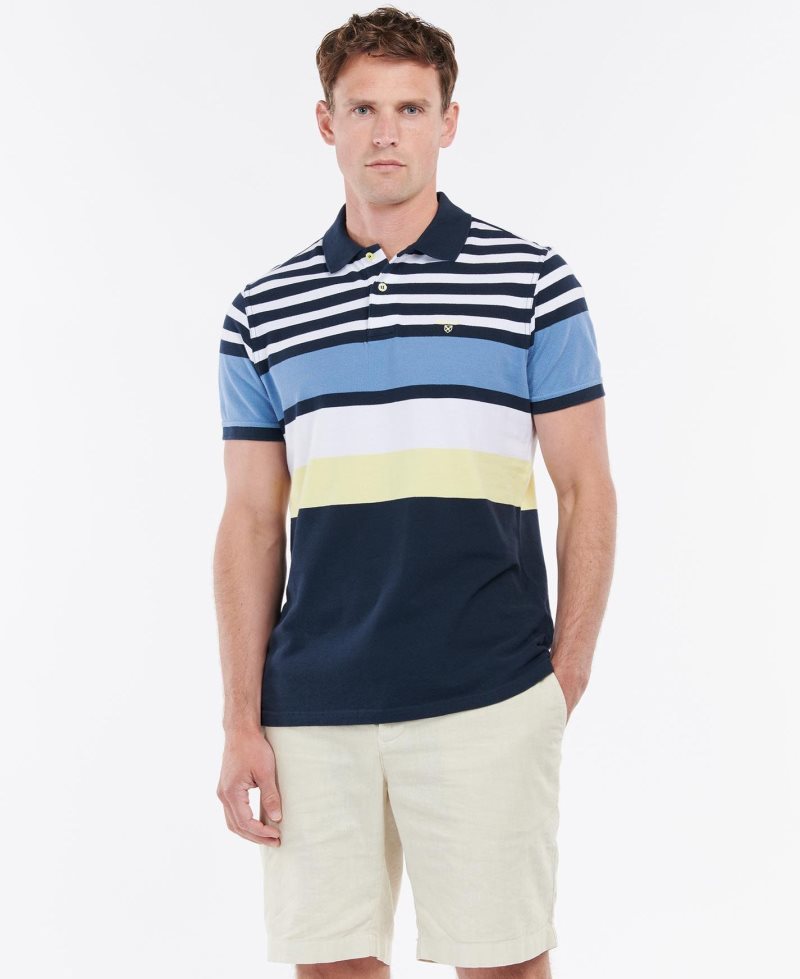 Camisa Polo Barbour Tadlow Hombre Azul Marino | WBIQ48123