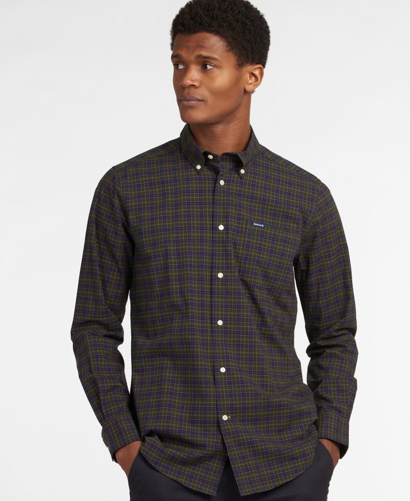Camisas Barbour Lomond Tailored Hombre Rojas | GLXE71529