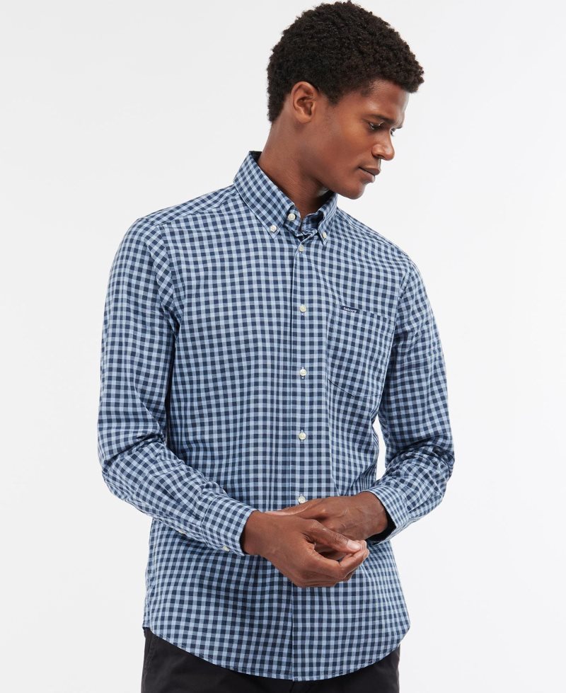Camisas Barbour Merryton Tailored Hombre Verde Menta | LVEN83459