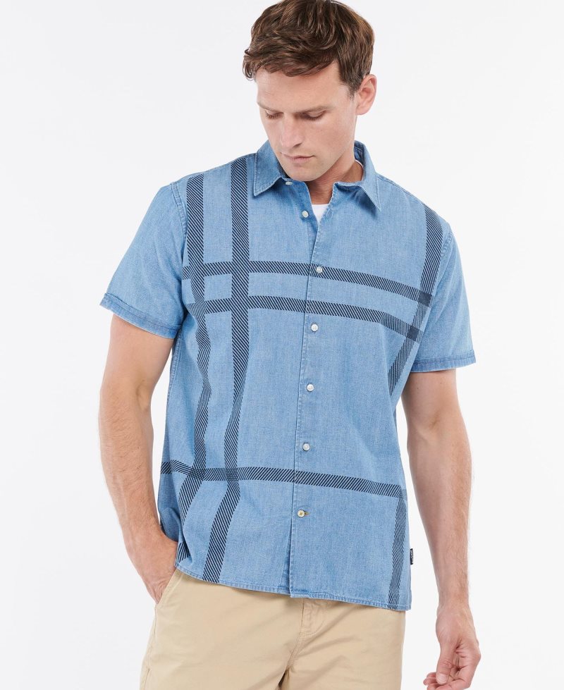 Camisas Barbour Shadow Tailored Hombre | PCXR49250