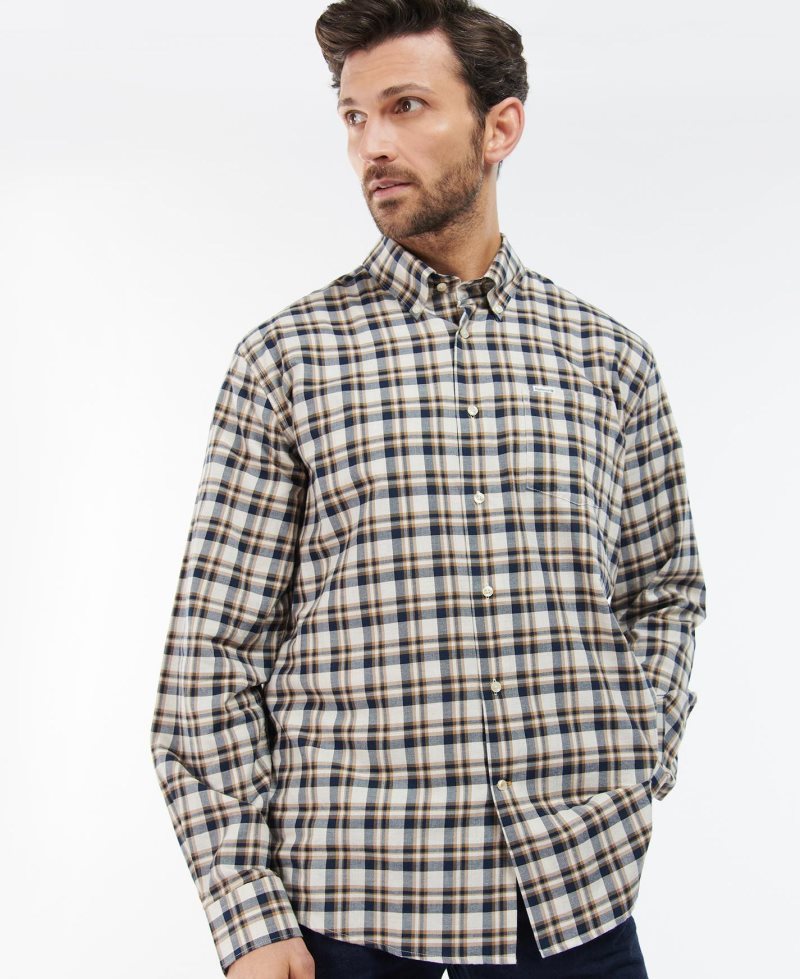 Camisas Barbour Turville Regular Fit Hombre | JKSU68941