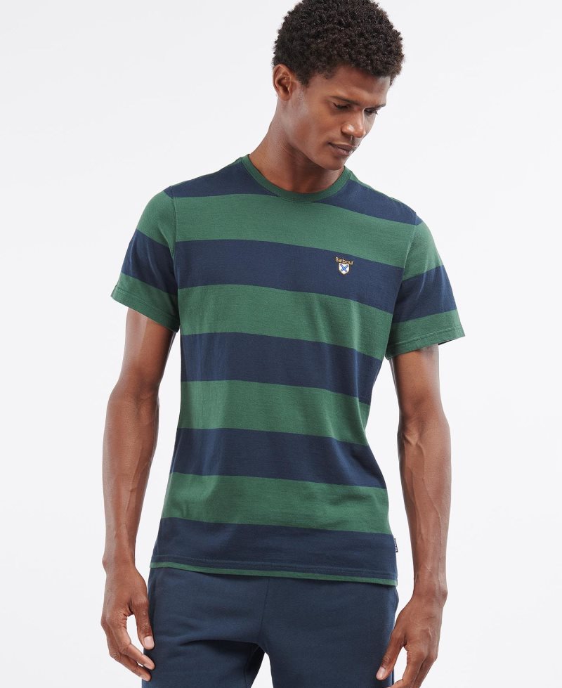Camiseta Barbour Cornell Stripe Hombre | ERBY25806