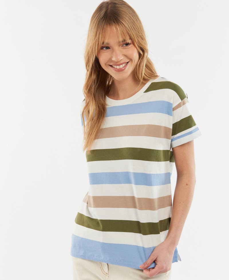 Camiseta Barbour Explorer Marley Top Mujer Multicolor | BMXS36021