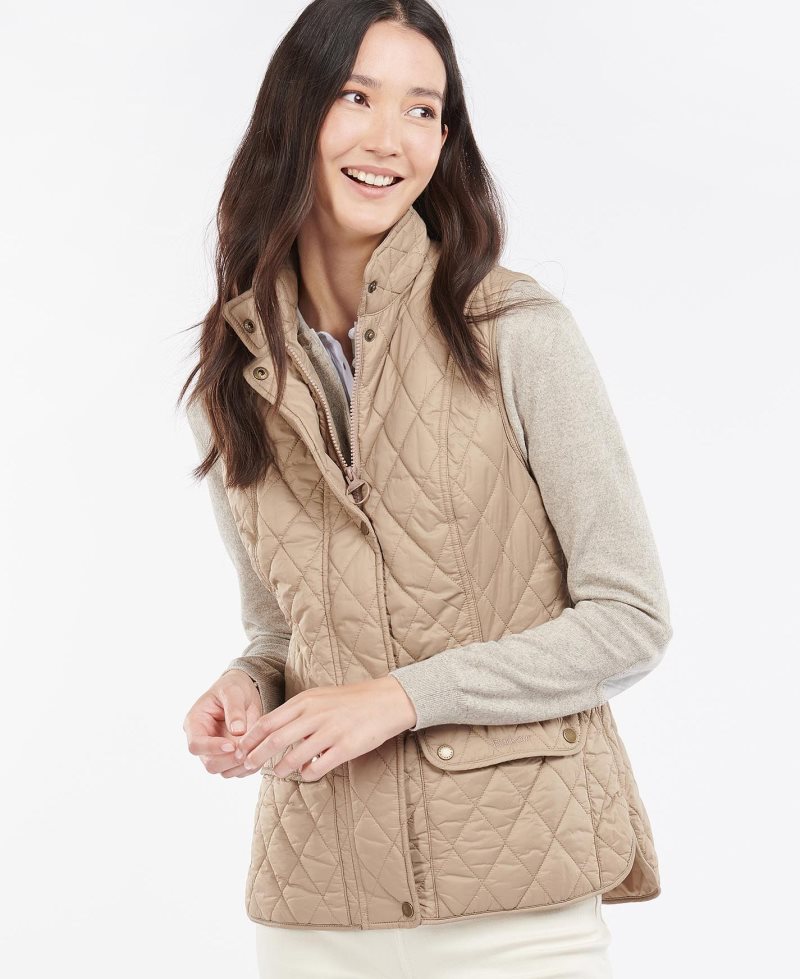 Chalecos Barbour Otterburn Gilet Mujer Verde Oliva | DSLT37964