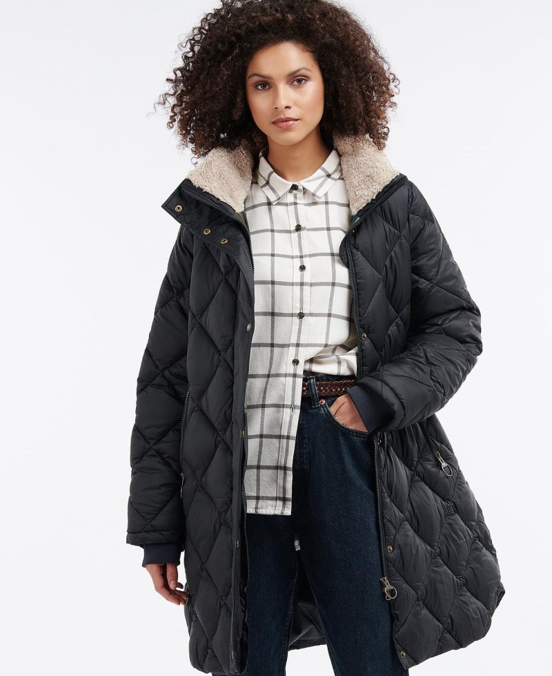 Chaqueta Acolchada Barbour Charlecote Mujer | ZLQB16842