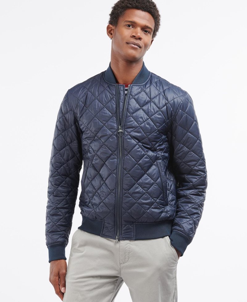 Chaqueta Acolchada Barbour Galento Hombre Azul Marino | EPAW20135