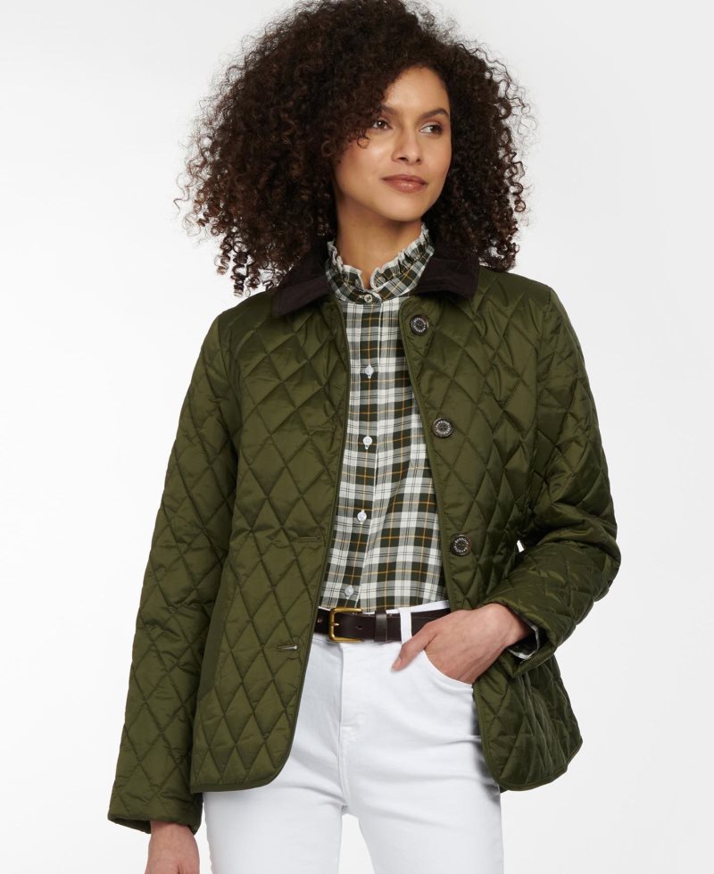 Chaqueta Acolchada Barbour Omberlsey Mujer Negras | HPTL32849
