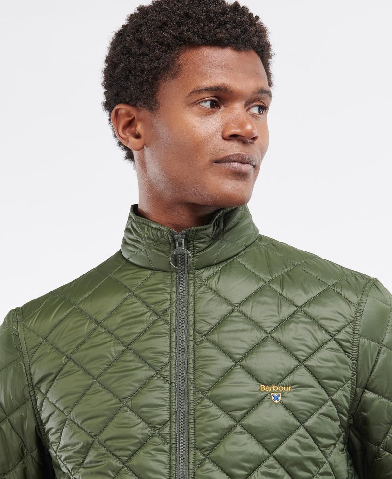 Chaqueta Acolchada Barbour Tobble Hombre Azul Marino Verde Oscuro | IGJO46102