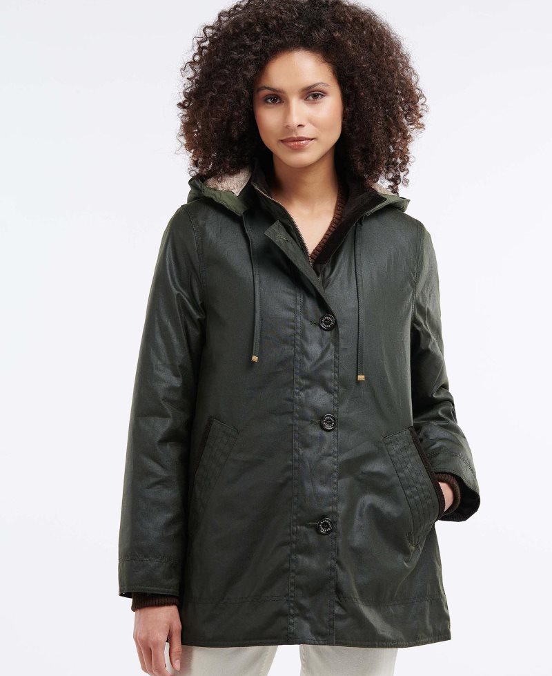 Chaqueta Encerada Barbour Re-Engineered Stoneleigh Mujer | MCHS27095