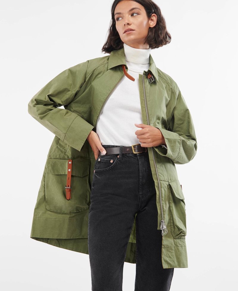 Chaquetas Casuales Barbour Ally Capellino Step Mujer Verde | KUBI35812