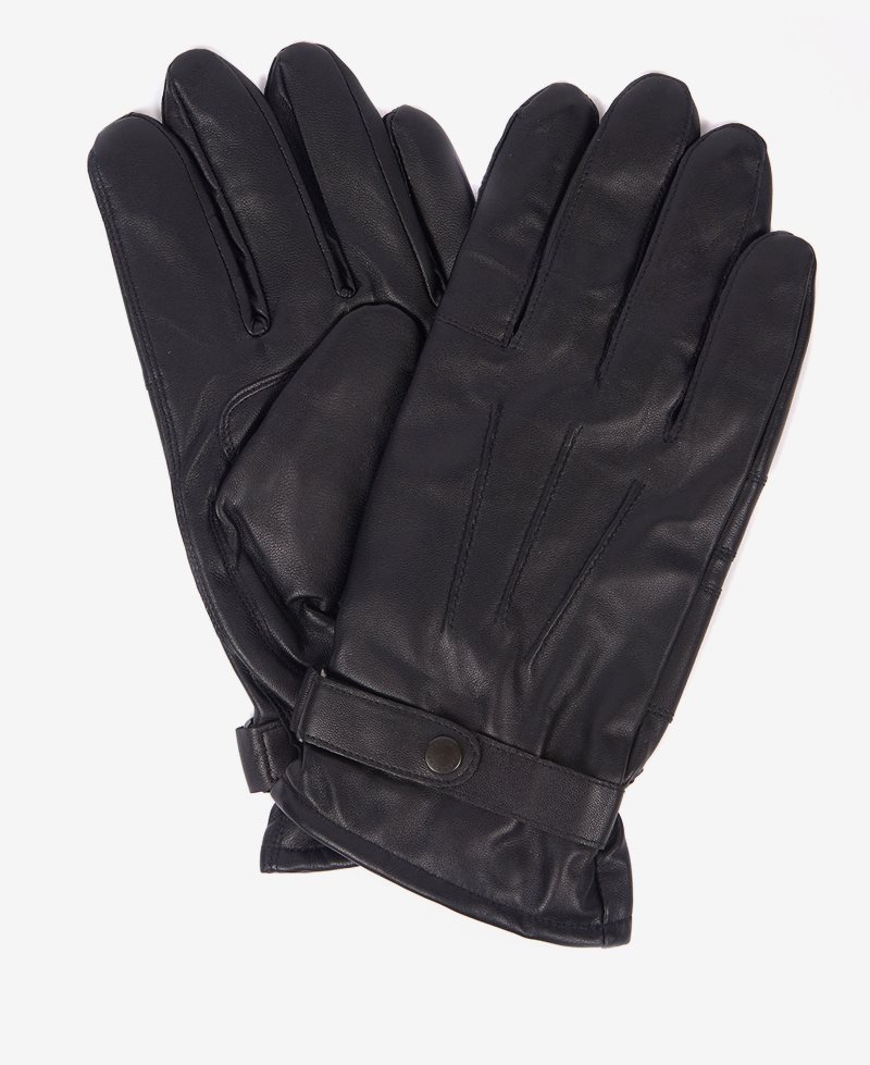 Guantes Barbour Insulated Burnished Cuero Hombre Negras | KDSU59307
