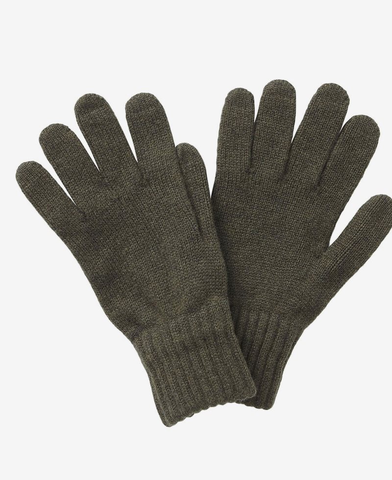 Guantes Barbour Lambswool Hombre Verde Oliva | USLZ87539