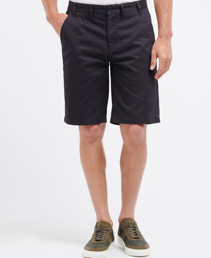 Pantalones Cortos Barbour City Neuston Hombre Gris | OHVJ31058