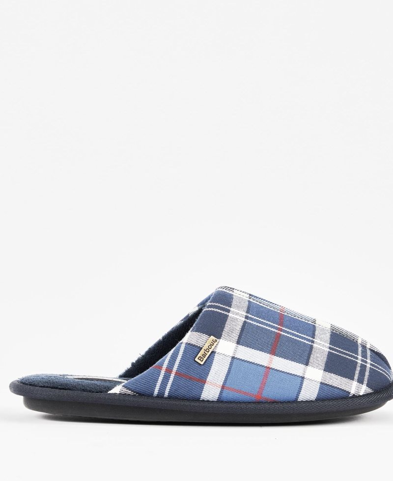 Pantuflas Barbour Young Hombre Azul Marino | IVHC80219