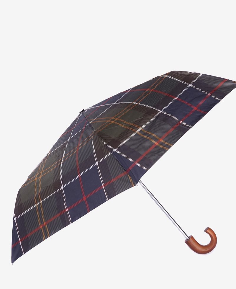 Paraguas Barbour Regenschirm Tartan Mini Hombre | ZJOB74806