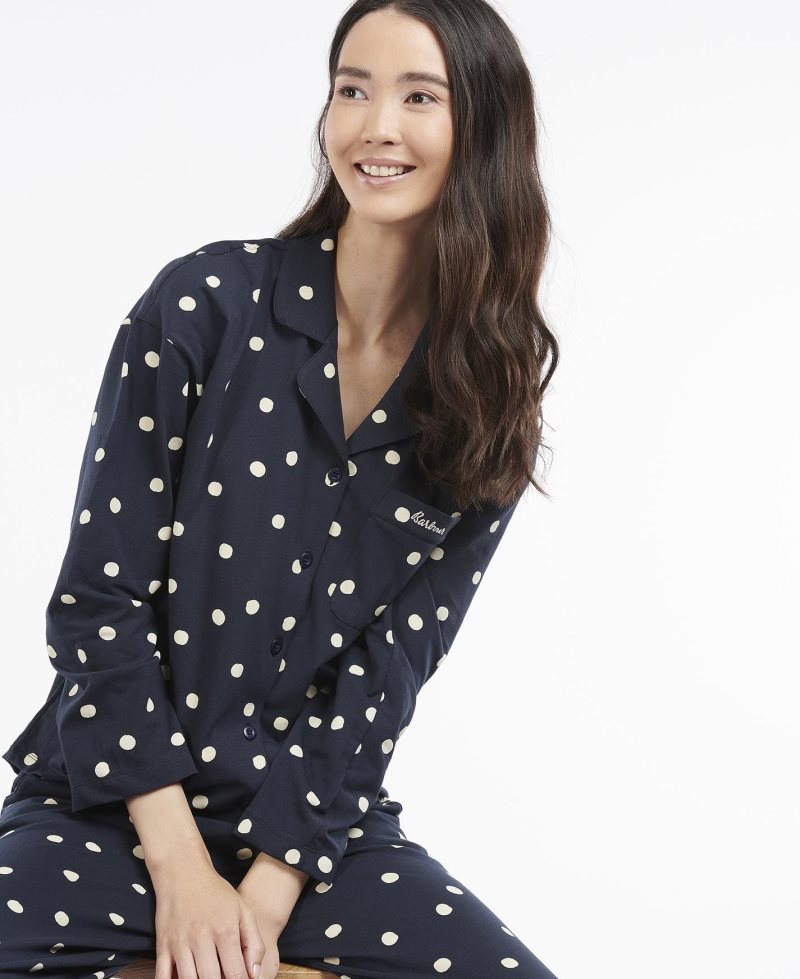 Ropa De Dormir Barbour Dotty PJ Set Mujer Rosas | IXWV95783