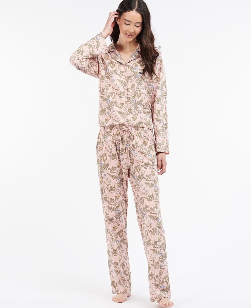 Ropa De Dormir Barbour Nina PJ Set Mujer Azul Marino | CRWH37849
