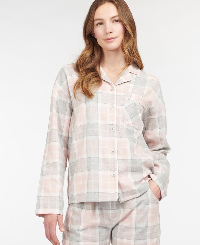 Ropa De Dormir Barbour Schlafanzug-Set Ellery Mujer Rosas | JEXI84925