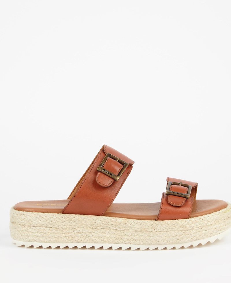 Sandalias Barbour Amelda Mujer Marrones | HNTU72631