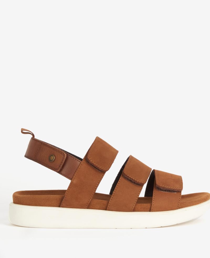 Sandalias Barbour Elisa Mujer Marrones | JQRW82537