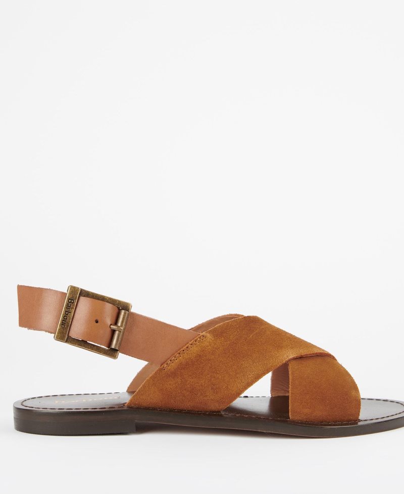 Sandalias Barbour Swain Mujer Marrones | CVTY61047