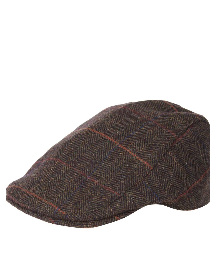 Sombreros Barbour Kappe Cheviot Hombre Verde Oscuro | HNJV58791