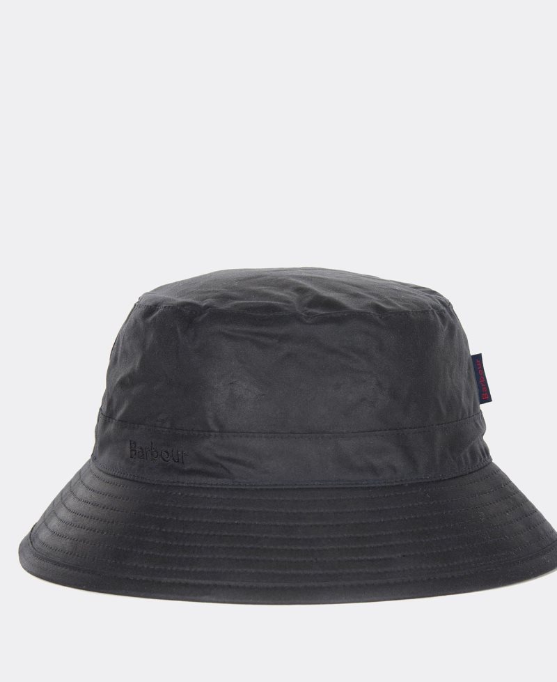 Sombreros Barbour Sporthut Wax Hombre Negras | CBPE25739