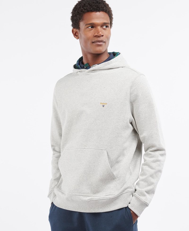 Sudadera Con Capucha Barbour Campus Hombre Gris | KFRG26503