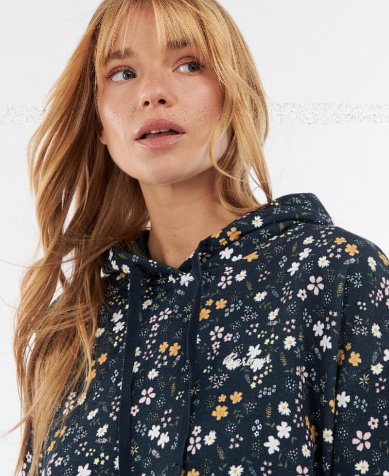 Sudadera Con Capucha Barbour Ferryside Mujer Azul Marino | FHJD62957