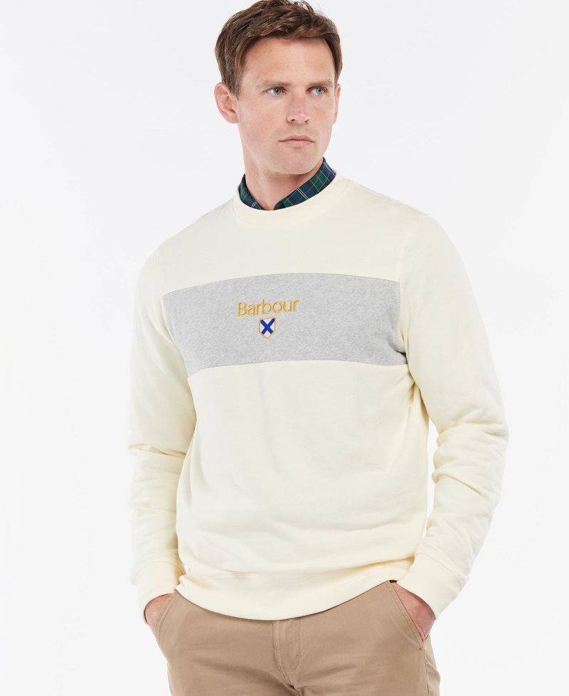 Sudaderas Barbour Honour Panel Crew Hombre | TRJO75302
