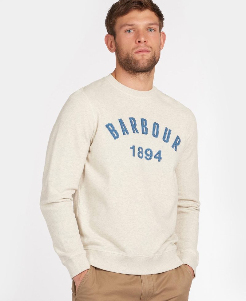Sudaderas Barbour John Crew Neck Hombre Azul Marino | HXQV93542