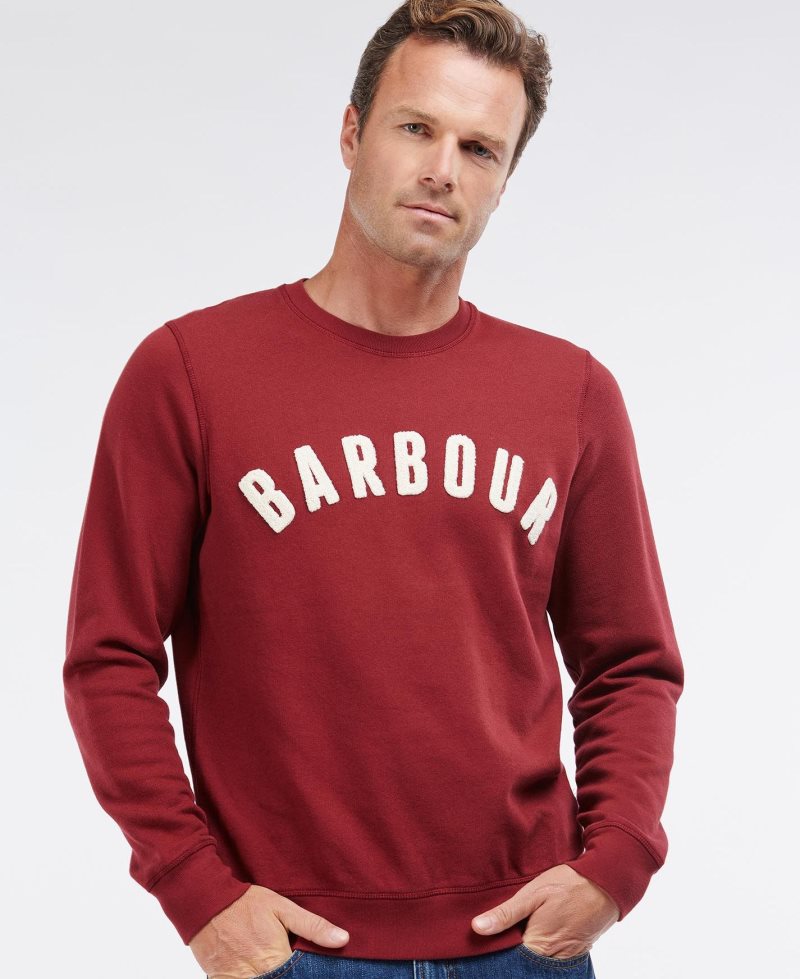 Sudaderas Barbour Prep Logo Crew Hombre | RADG12849