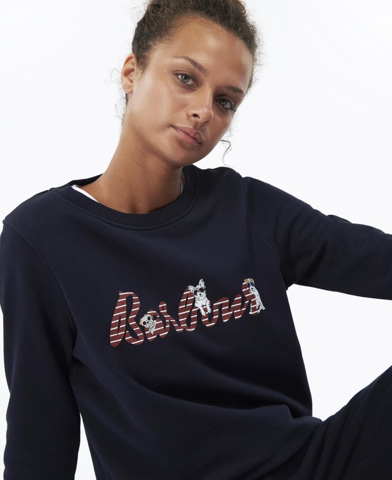Sudaderas Barbour Southport Mujer Azul Marino | JZWI97832