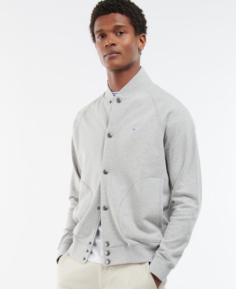 Sudaderas Barbour Whitewell Button Thru Hombre Azul Marino | QHDJ35467